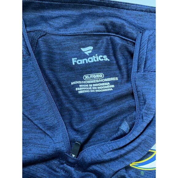 Navy‎ Blue Fanatics NHL Nashville Predators Mens 1/4 Zip Pullover XL Polyester - Picture 5 of 6